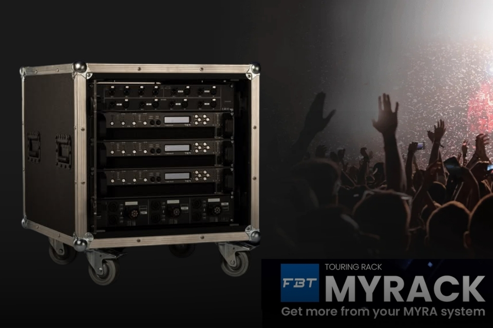 MYRACK – Touring Rack Solution for FBT MYRA Systems