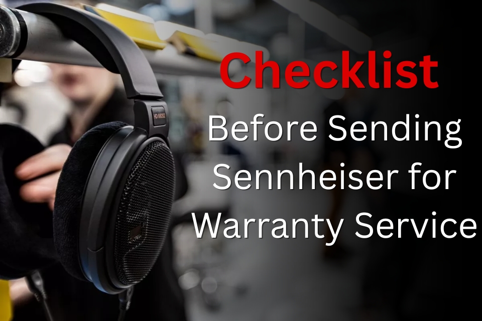 Checklist Before Sending Sennheiser for Warranty Service