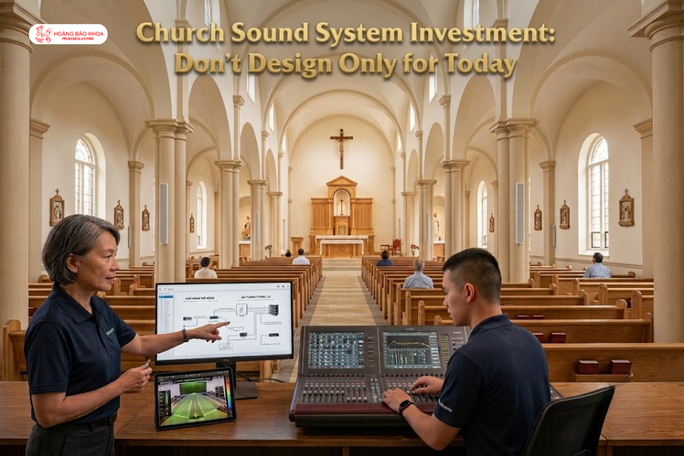 Church Sound System Investment: Don’t Design Only for Today