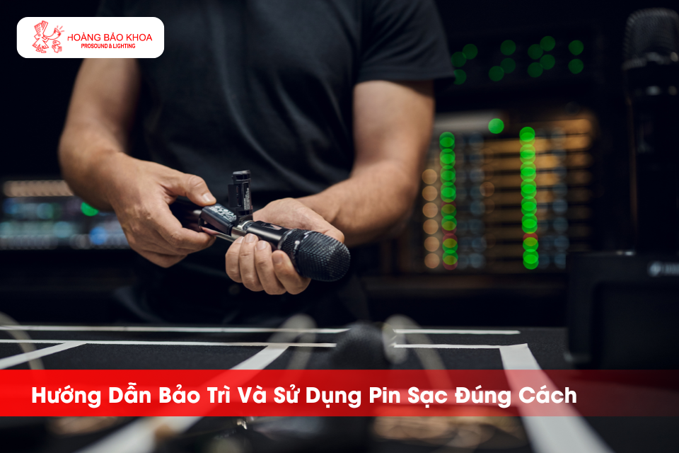 Sennheiser EW-DX - Hướng Dẫn Bảo Trì Và Sử Dụng Pin Sạc Đúng Cách