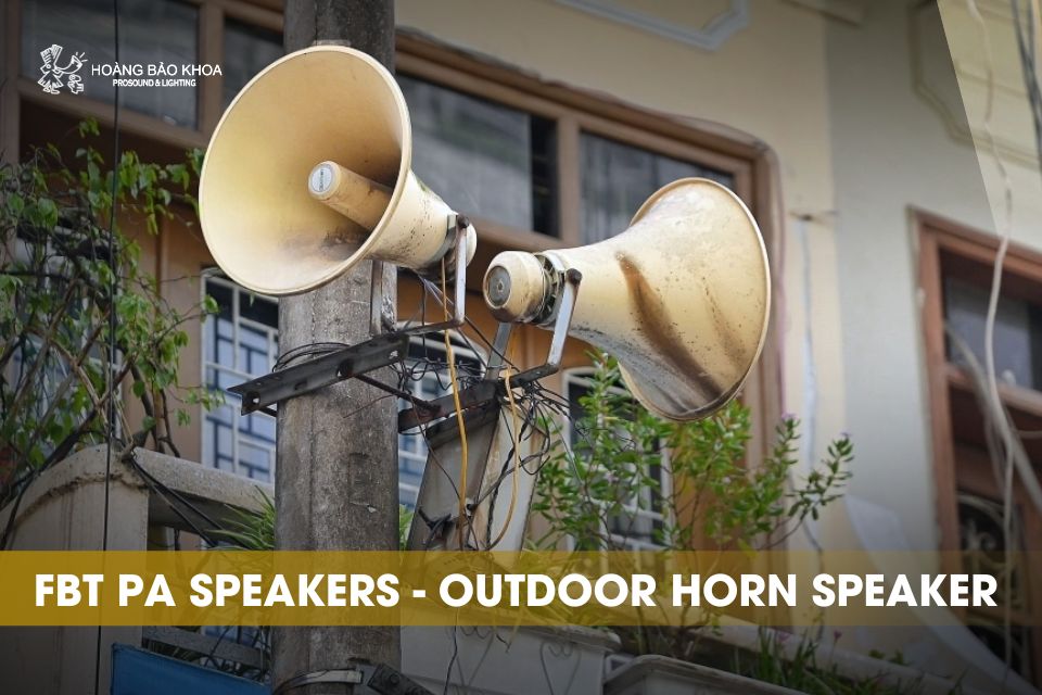 FBT PA Speakers - Outdoor Horn Speaker 