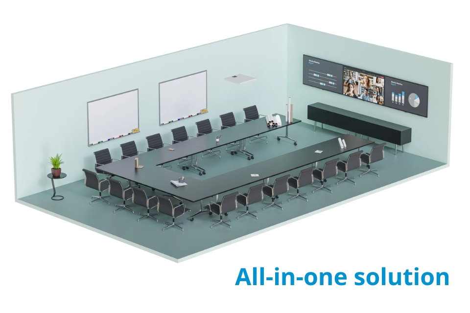 All-in-one khác gì micro hội nghị truyền thống?