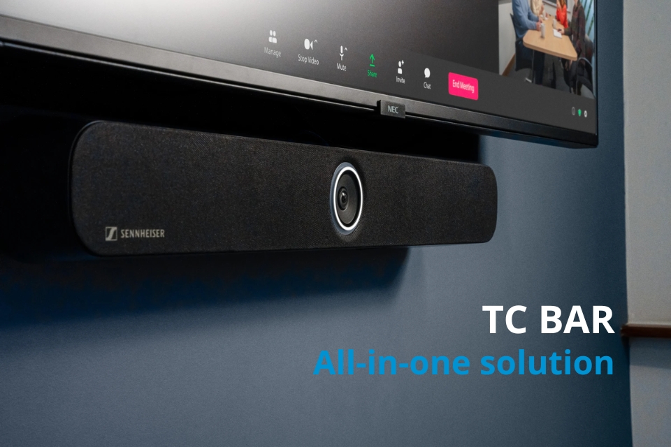 TC BAR - Giải pháp all-in-one cao cấp cho phòng họp hiện đại