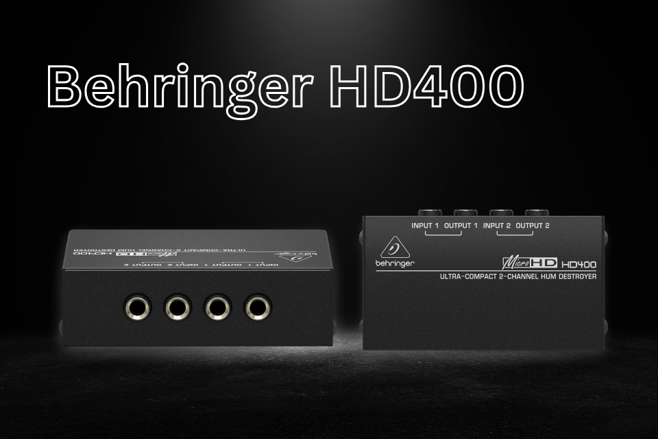 Behringer HD400 - Eliminating Ground Hum And Noise In Audio Systems 