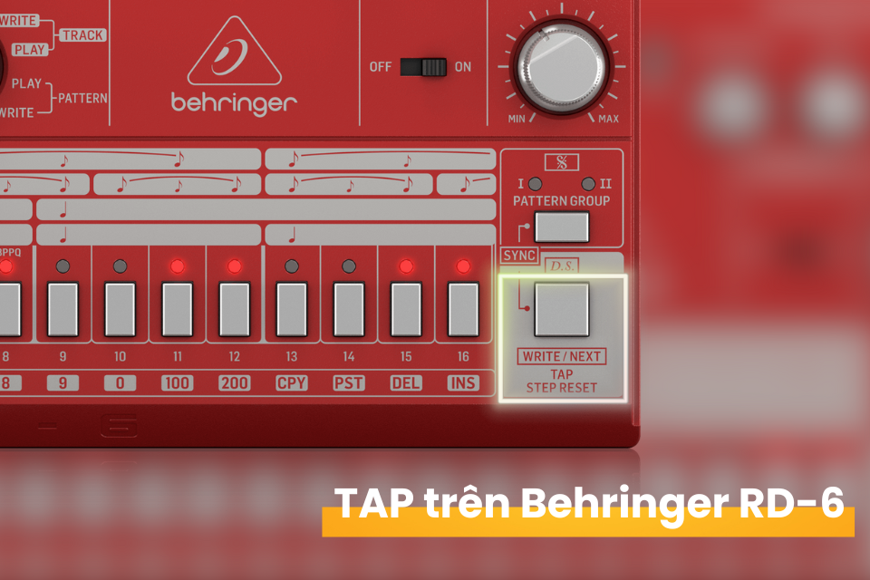 Hướng Dẫn Sử Dụng Nút TAP Trên Behringer RD-6