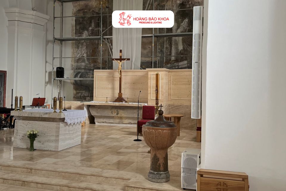 Gơi ý bộ âm thanh nhà thờ theo quy mô thực tế