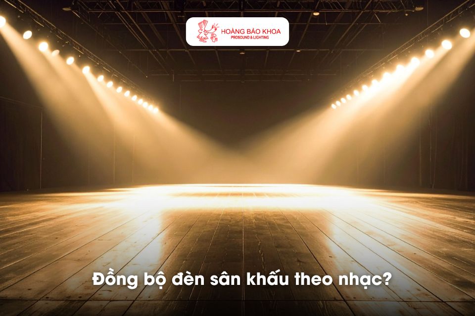 Đồng bộ đèn sân khấu theo nhạc - Công nghệ Sound Active là gì?