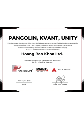 Pangolin, Kvant, Unity distributor certificate