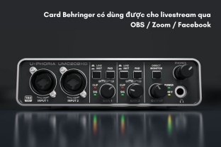 Card Behringer Có Dùng Được Cho Livestream Qua OBS / Zoom / Facebook Không?
