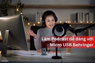 Làm Podcast Dễ Dàng Với Micro USB Behringer Cho Người Mới