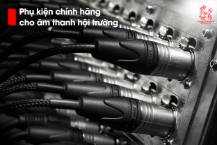 Phụ kiện chính hãng cho âm thanh hội trường: Giải pháp kết nối ổn định và chuyên nghiệp