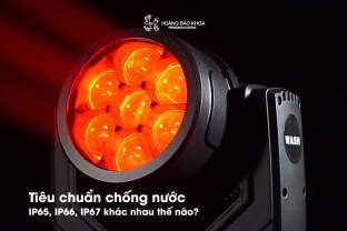 Tiêu chuẩn chống nước - IP65, IP66, IP67 khác nhau thế nào?