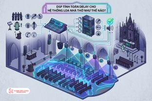 DSP Tính Toán Delay Cho Hệ Thống Loa Nhà Thờ Như Thế Nào?