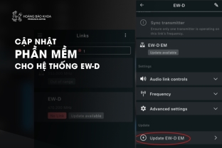 Cập nhật phần mềm cho hệ thống EW-D