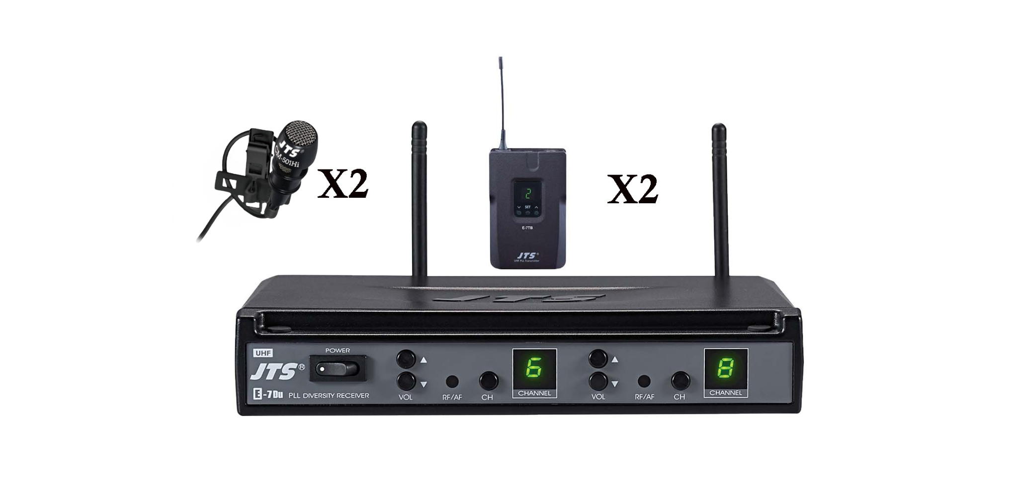 E-7Du/E-7TB +CM-501Hi*2