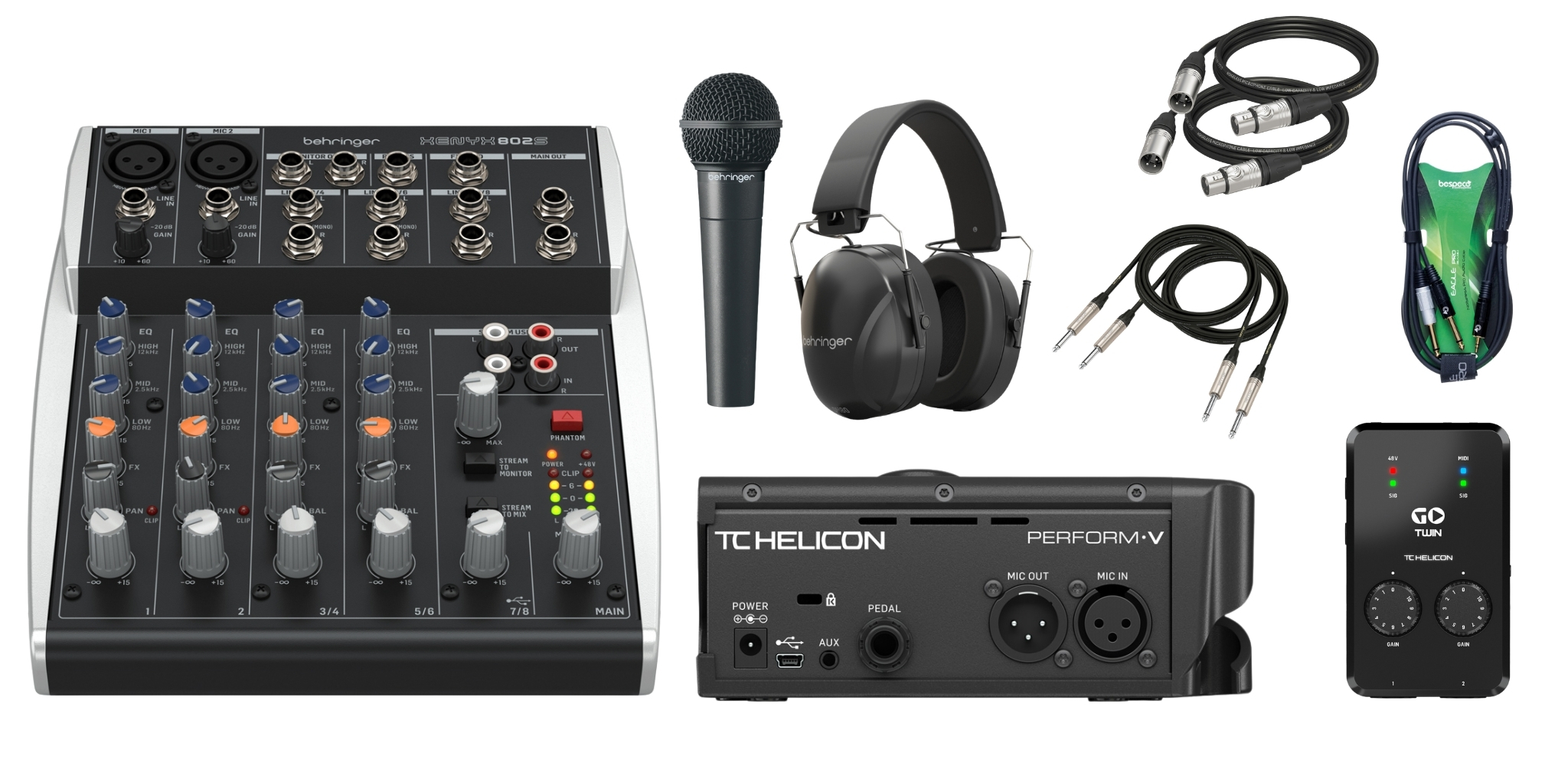 Combo Livestream XENYX 802S