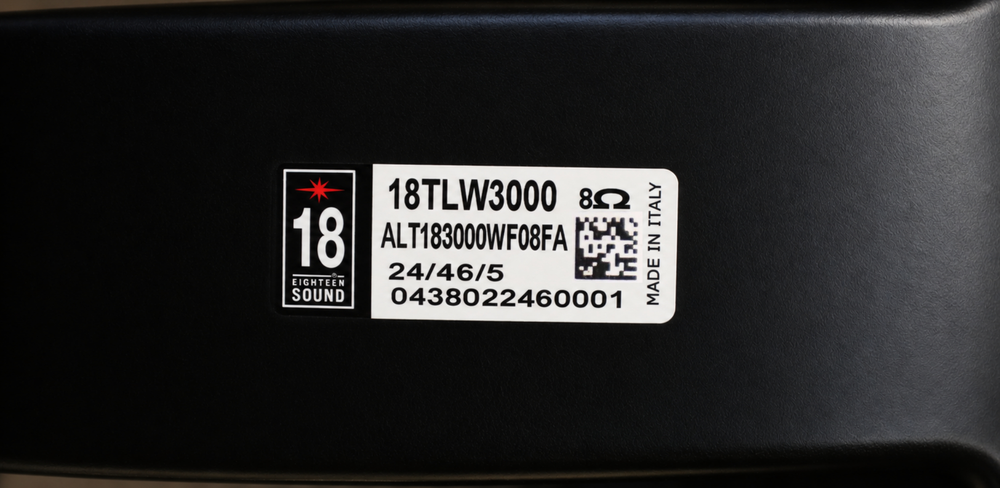18TLW3000 8 OHM