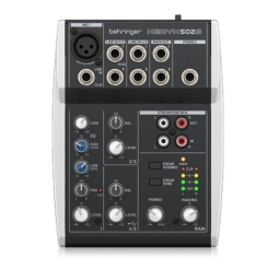 XENYX 502S Analog Mixer Behringer 5 kênh tích hợp USB Streaming Interface | Mixer cơ Behringer XENYX 502S - Bàn mixer mini
