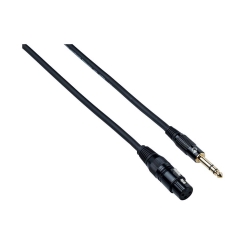 EASXF300 Microphone cable with XLR3FXN – SS60BKB jacks 3 meters Bespeco