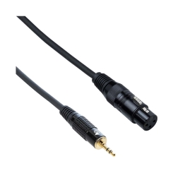 EAMFX300 Microphone cable with SS70BK – XLR3FXN jacks 3 meters Bespeco