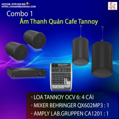 Trọn Bộ Âm Thanh Quán Cafe Thương Hiệu Tannoy Combo 1