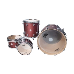 Venom Club Kit - Brandy Wine Satin finish 20 inch DS DRUM