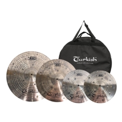 XTR -D SET 1 Set cymbal dòng X-TR DARK(META DARK) + Túi Turkish Cymbals