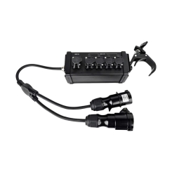 Hình sản phẩm DMX Splitter 4 IP Bộ Chia Tín Hiệu DMX 4 Cổng Chống Nước IP67 Mitek & HBK
