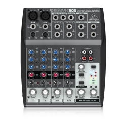 Behringer 802 Mixer Analog 8 in 2 Bus Tích Hợp Mic Preamp EQ