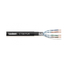 C728 Pur LAN cable Cat 6A SFTP 4x2x0,22 Tasker Type 1 meter