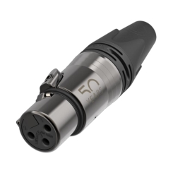 Hình sản phẩm NC3FXX-50-D Jack Canon female ( cái ) 3 cực - phiên bản kỷ niệm 50 năm Neutrik