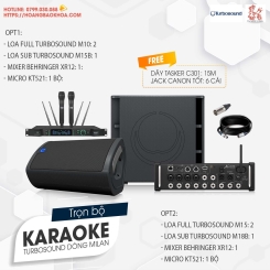 Trọn Bộ Karaoke Loa Turbosound Series M COMBO 1