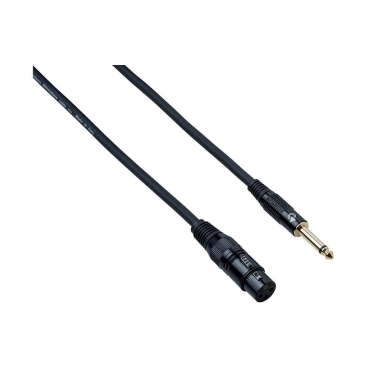 EAJXF500 Microphone cable with XLR3FXN – S60BKB jacks 5 meters Bespeco