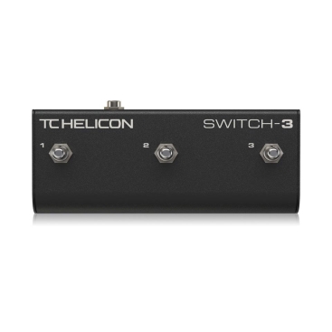 SWITCH-3 Footswitches for Voice Processors Tc Helicon