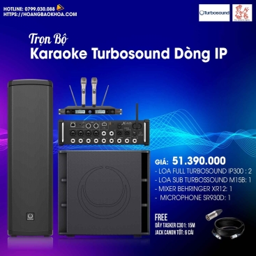 SSTURSIP Full Set Karaoke Turbosound Series iP
