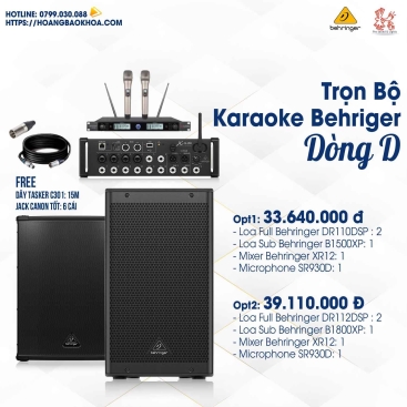KARAOKE-BEH-SD Full Set Karaoke Behringer Series D