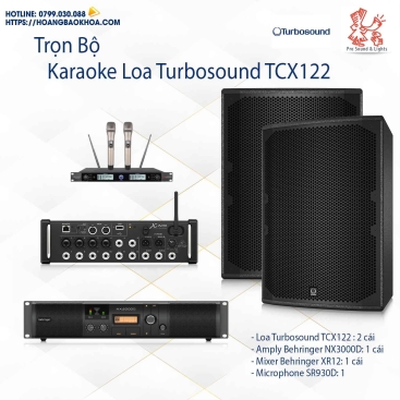 Trọn bộ karaoke Gia Đình Thương Hiệu Turbosound TCX122