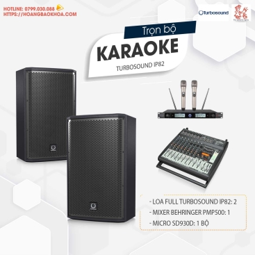 Full Set Karaoke Turbosound iP82