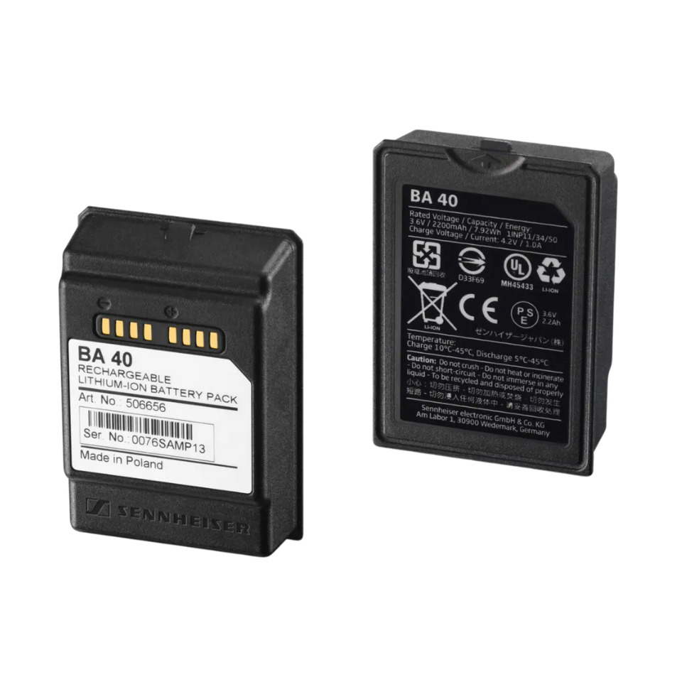 BA 40 Pin sạc cho chân đế SpeechLine DW SL và SL Boundary DW
